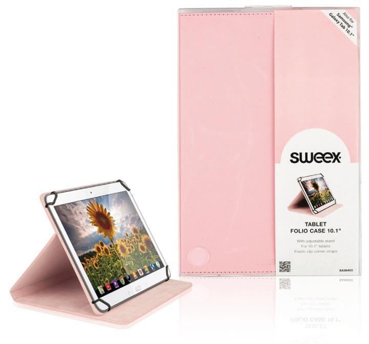 Tablet-Laitteen Taiteltava Suojakotelo 10"" Yleismallinen Pinkki - Gigantti  verkkokauppa