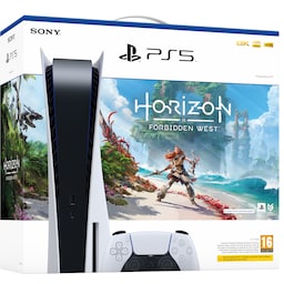PlayStation 5 (PS5) pelikonsoli + Horizon Forbidden West