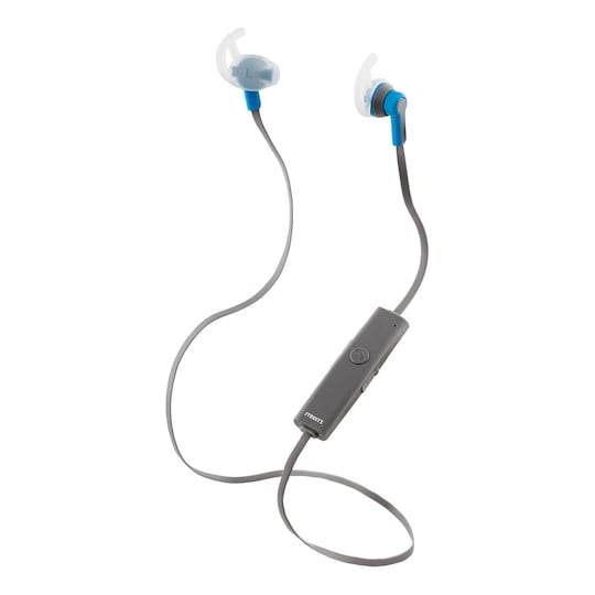 STREETZ Bluetooth-stop-in-ear-kuulokkeet mikrofonilla, BT 4.1, harmaa/ sininen - Gigantti verkkokauppa