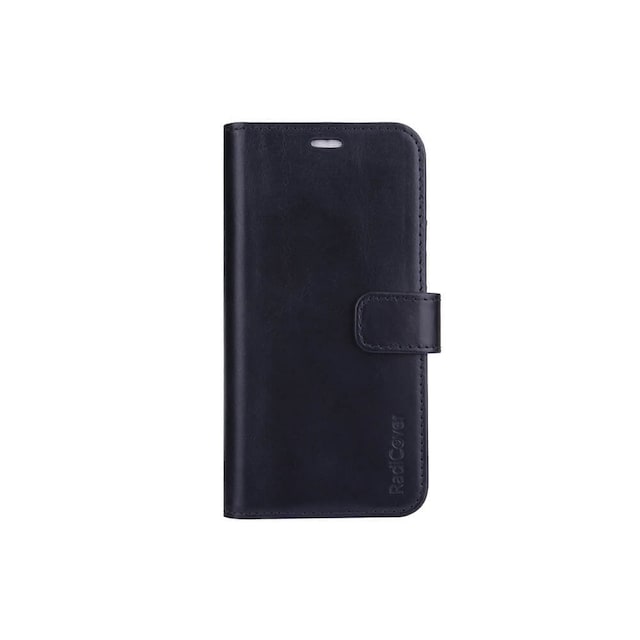 RADICOVER Strålningsskydd Mobilfodral Skinn iPhone 13 Pro 2in1 Magnetskal Svart RFID