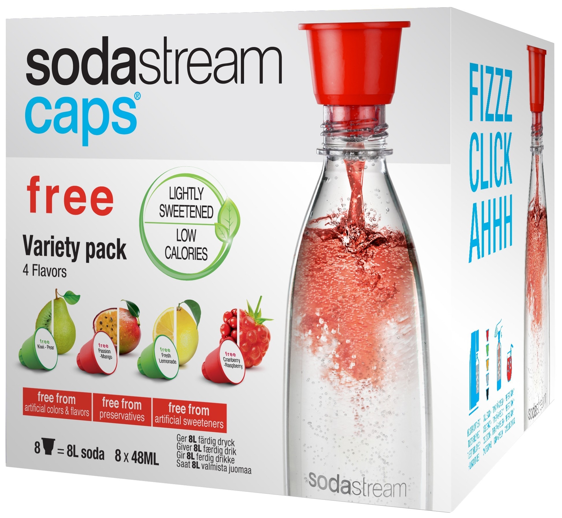 SodaStream SodaCaps Free makukapselit - Gigantti verkkokauppa