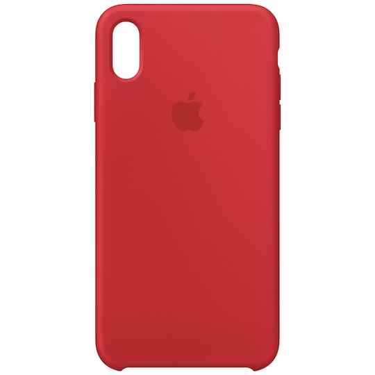 iPhone Xs Max silikonikuori (punainen) - Gigantti verkkokauppa