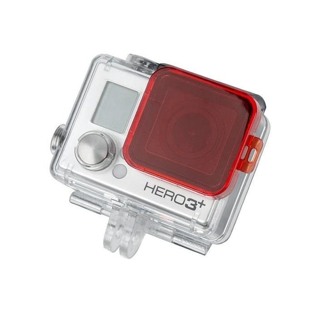 Punainen GoPro Hero3+ -suodatin