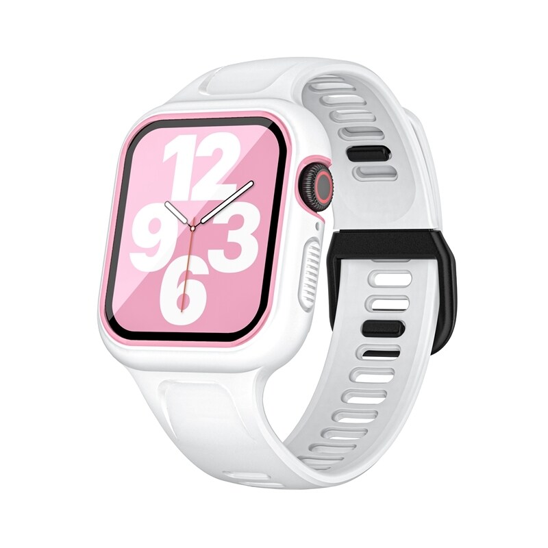 Kellorannekoru Kellonhihnojen vaihto Pikakiinnitys näytönsuojalla  Monivärinen Apple Watch Series 4-6 generation - Gigantti verkkokauppa