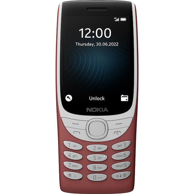 Nokia 8210 4G matkapuhelin (punainen)