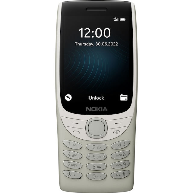 Nokia 8210 4G matkapuhelin (hiekka)