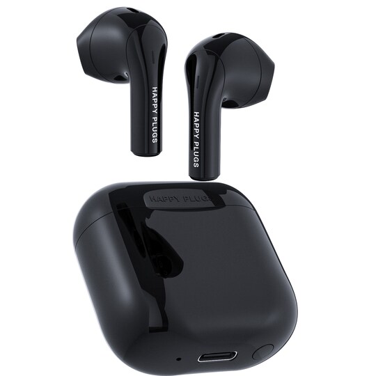 Happy Plugs Joy täysin langattomat in-ear kuulokkeet (musta) - Gigantti  verkkokauppa