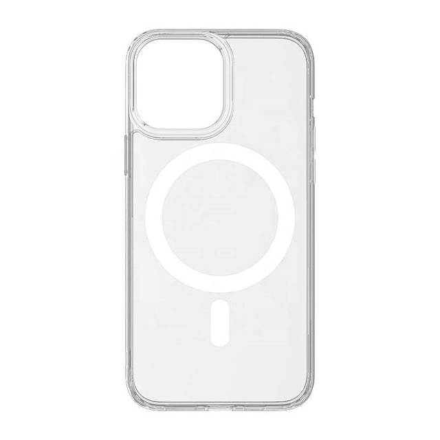 iPhone 11 -matkapuhelimen läpinäkyvä kuori, joka on yhteensopiva MagSafe-laturin kanssa