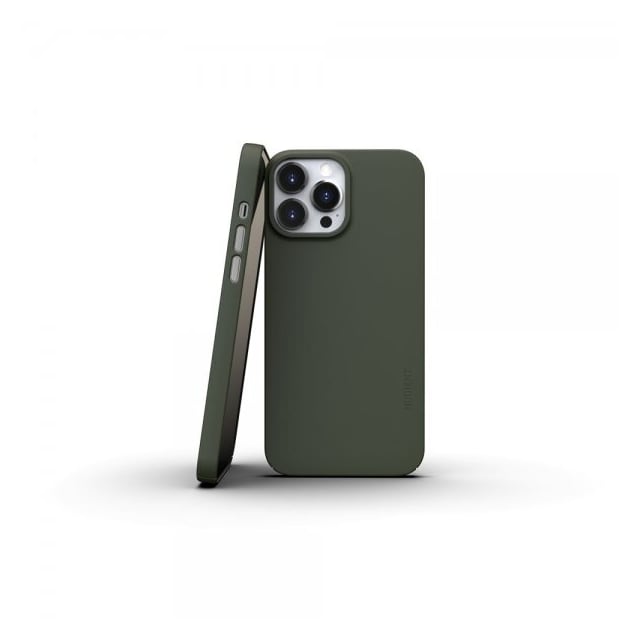Nudient iPhone 13 Pro Max Kuori Thin Case V3 MagSafe Pine Green