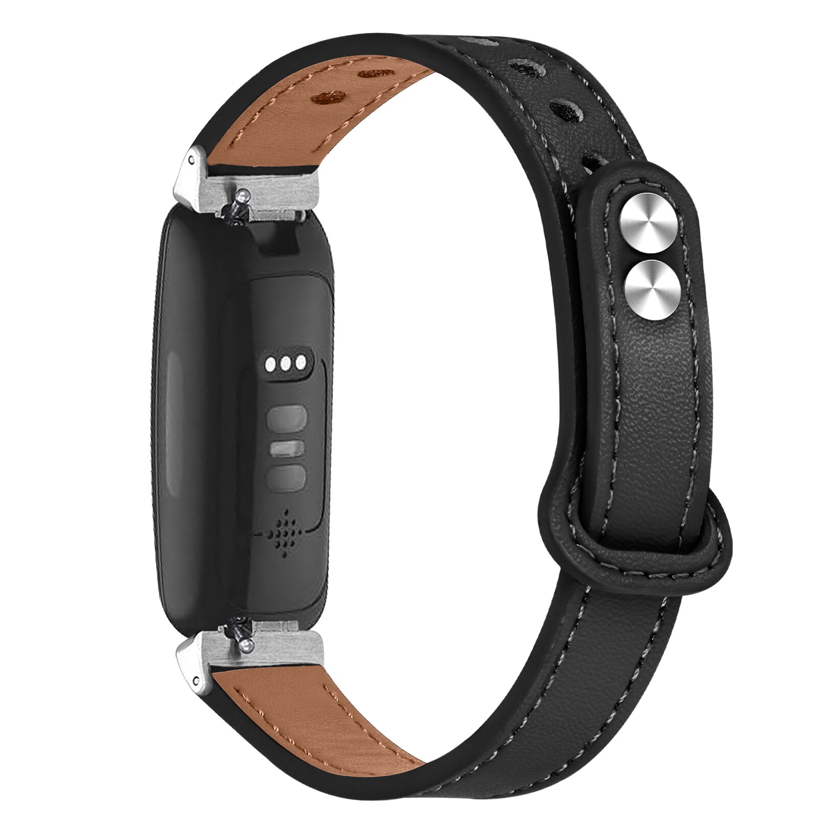 Kellon ranneke aitoa nahkaa Musta Fitbit Inspire 1/2/HR - Gigantti  verkkokauppa