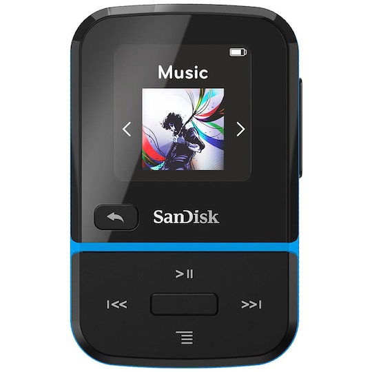 Sandisk MP3 Player Clip Sport Go 16GB kannettava musiikkisoitin (mus.) -  Gigantti verkkokauppa