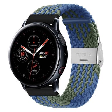 Punottu elastinen rannekoru Samsung Galaxy Watch Active 2 (44mm) - blu