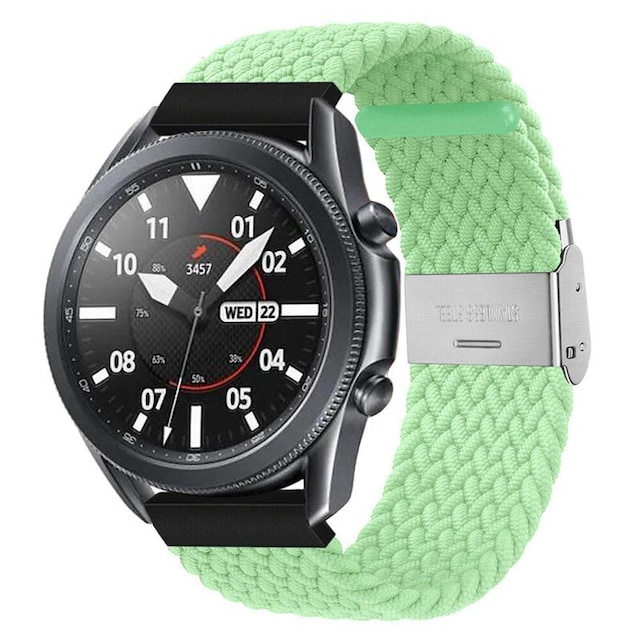 Punottu elastinen rannekoru Samsung Galaxy Watch 3 (41mm) - pistachio