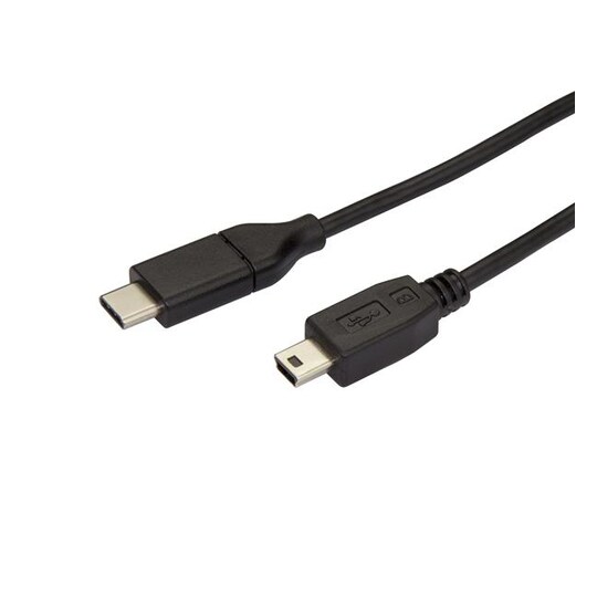 StarTech.com USB2CMB2M, 2 m, USB C, Mini-USB B, USB 2.0, 480 Mbit/s, Musta  - Gigantti verkkokauppa