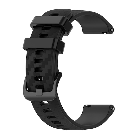 Kellon ranneke 20 mm Omega/Huawei/Samsung Galaxy Watch silikonimusta -  Gigantti verkkokauppa
