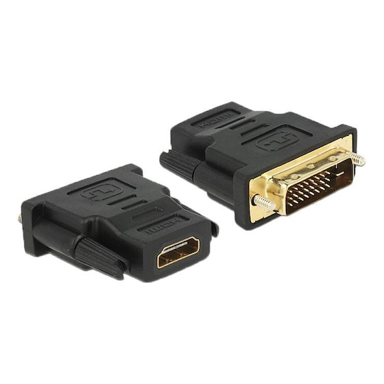 Delock Adapter DVI 24+1 pin male > HDMI female - Gigantti verkkokauppa