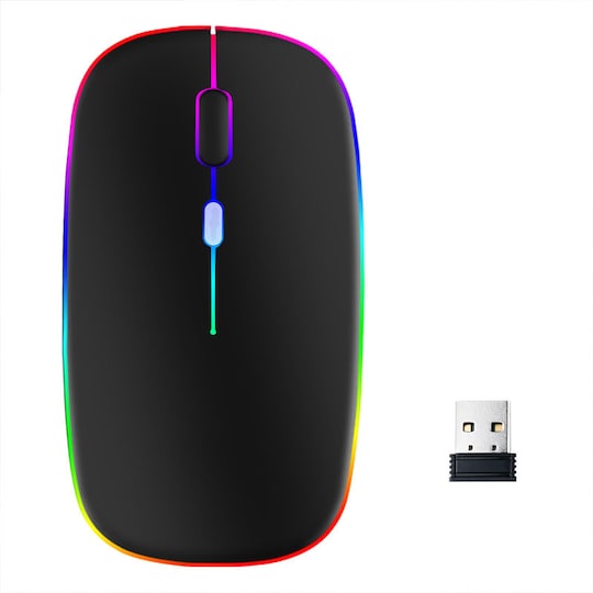 Langaton hiiri RGB-LED-kaksoistilassa Bluetooth/Wi-Fi Musta - Gigantti  verkkokauppa