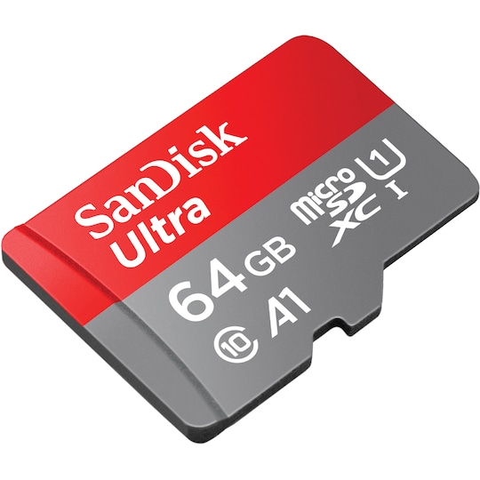 SanDisk Ultra® 64GB microSDXC™ UHS-I -kortti - Gigantti verkkokauppa