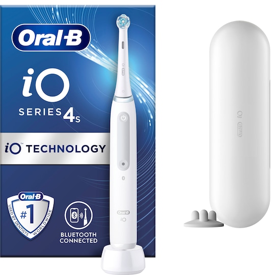 Oral-B iO 4s sähköhammasharja 414865 (valkoinen) - Gigantti verkkokauppa