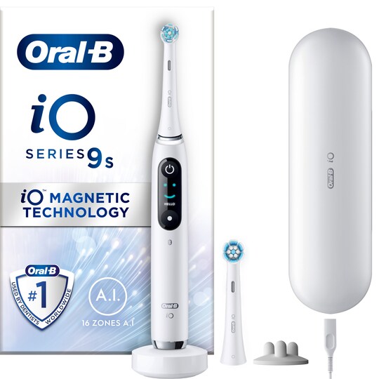 Oral-B iO 9s sähköhammasharja 408840 (valkoinen) - Gigantti verkkokauppa