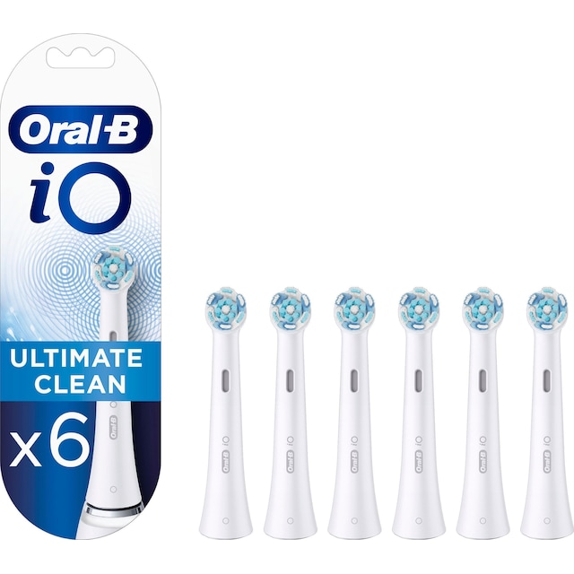 Oral-B iO Ultimate Clean vaihtopäät 417828 6 kpl (valkoinen)