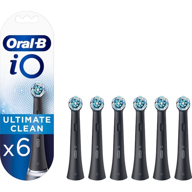 Oral-B iO Ultimate Clean vaihtopäät 417880 6 kpl (musta)