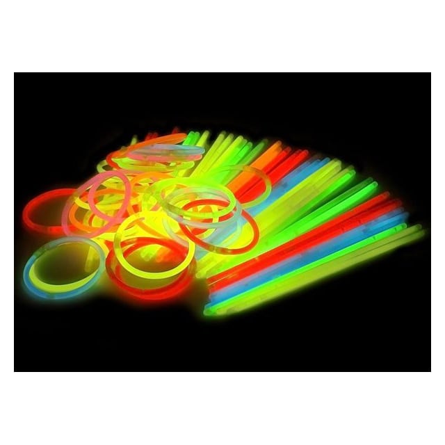 Glowsticks 100-Pack armband i Vit färg