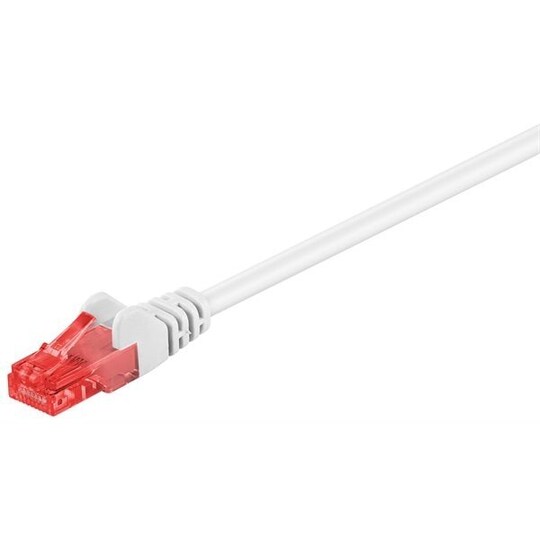 CAT 6 patch cable, U/UTP, Valkoinen 15 m - Gigantti verkkokauppa