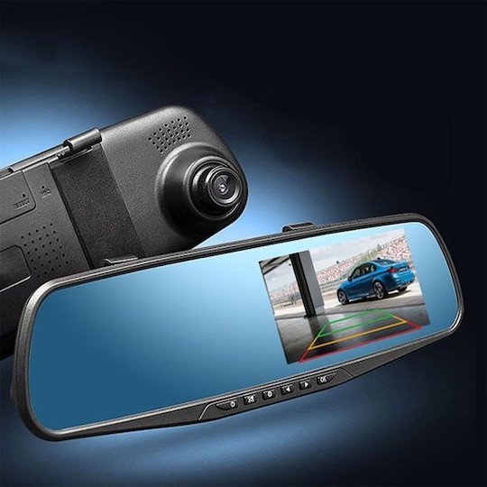 Autokamera Full HD 1080P 4.3 TFT DVR - Gigantti verkkokauppa