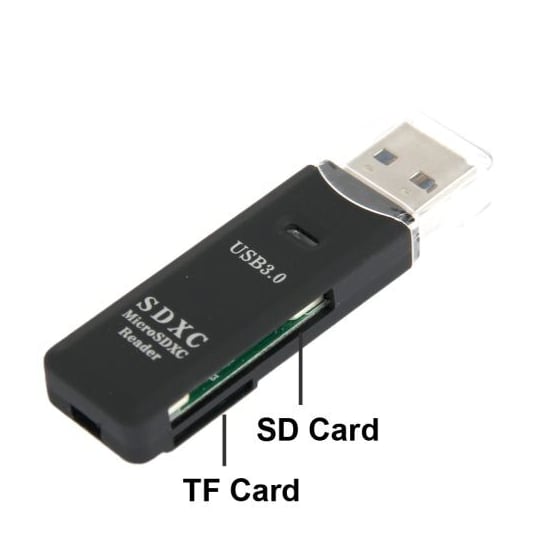 USB 3.0 Kortinlukija - Micro-SD och SD(HC) - Gigantti verkkokauppa