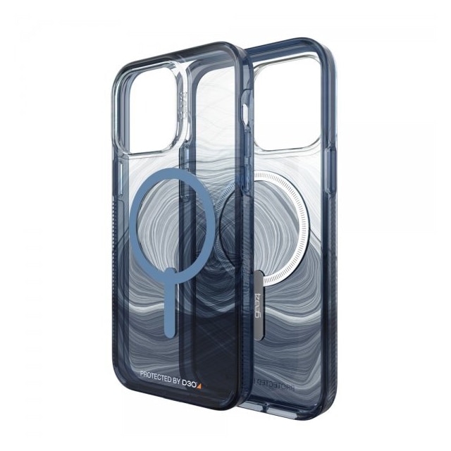 Gear4 iPhone 14 Pro Max Kuori Milan Snap Blue Swirl