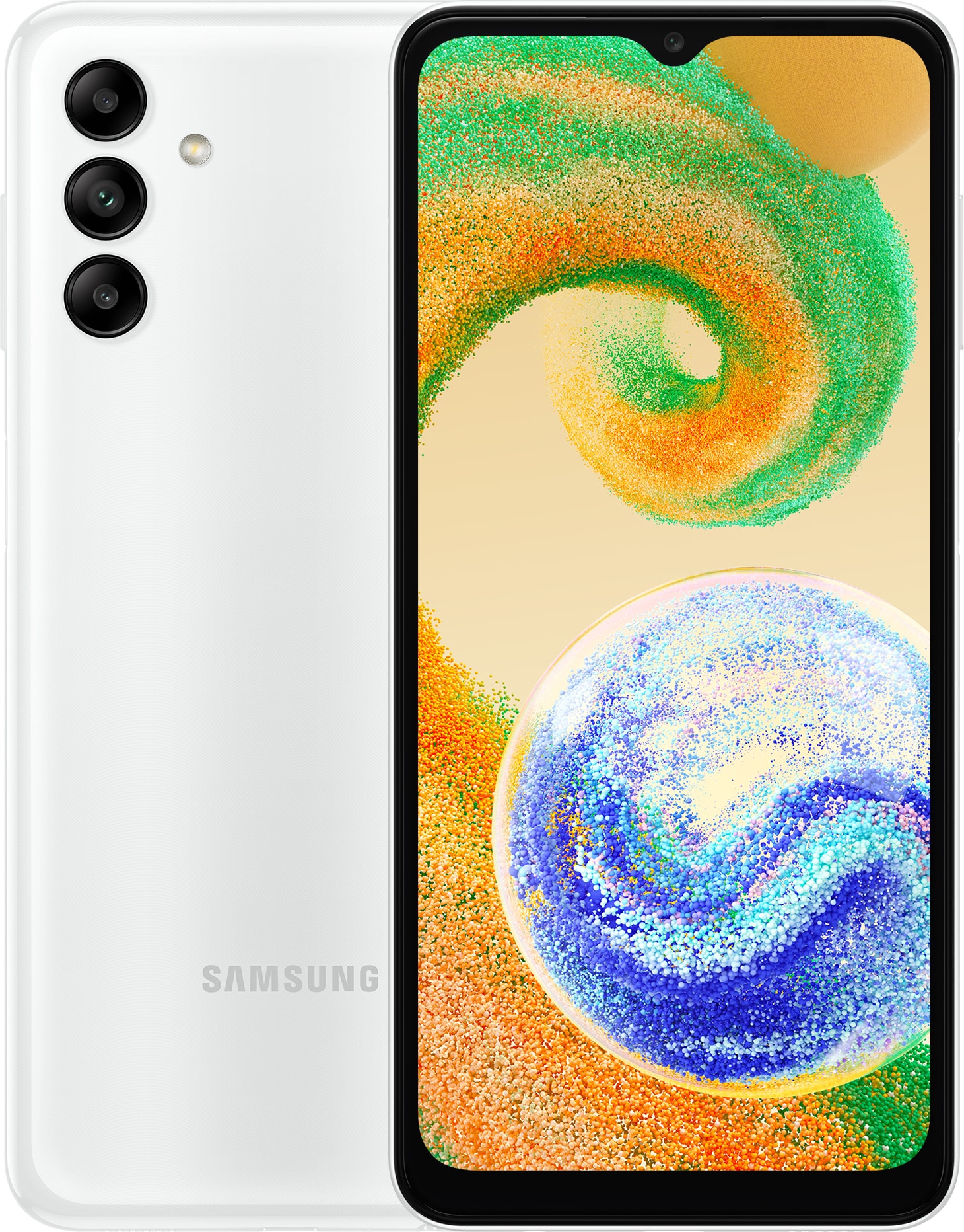 Samsung Galaxy A04s 4G älypuhelin 3/32GB (valkoinen) - Gigantti verkkokauppa
