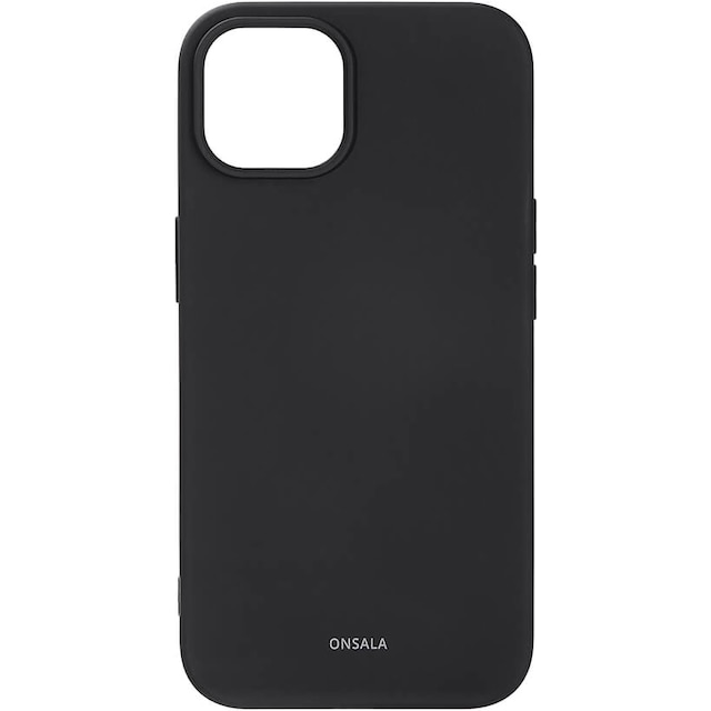Onsala Silicone suojakuori iPhone 14 Plus (musta)