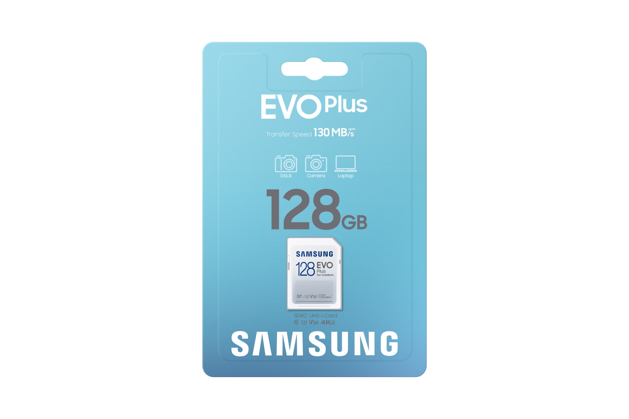 Samsung EVO Plus 128GB SD card - Gigantti verkkokauppa