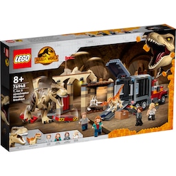 LEGO T. rexin ja Atrociraptor-dinosauruksen pako