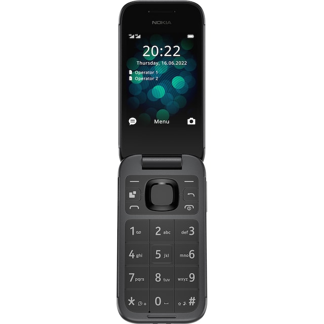 Nokia 2660 Flip matkapuhelin (musta)