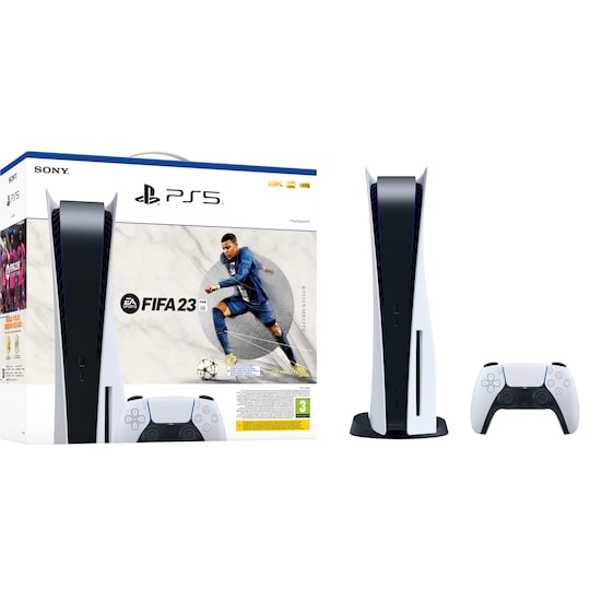 PlayStation 5 (PS5) pelikonsoli + FIFA 23 - Gigantti verkkokauppa