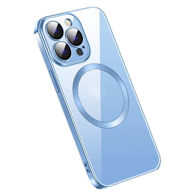 Puhelinkotelo linssisuojalla MagSafe-lataustuki Sininen iPhone 13 Pro Max -  Gigantti verkkokauppa