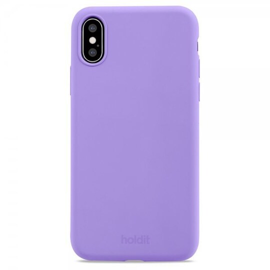 holdit iPhone X/Xs Kuori Silikoni Violet - Gigantti verkkokauppa