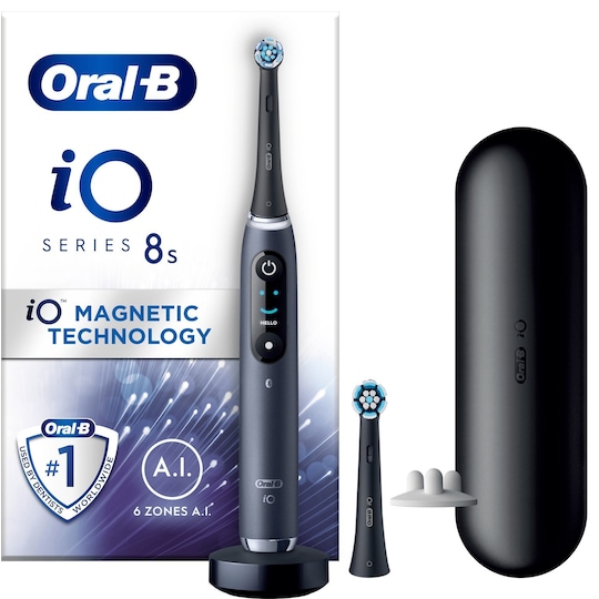 Oral-B iO 8s sähköhammasharja 408826 (musta) - Gigantti verkkokauppa