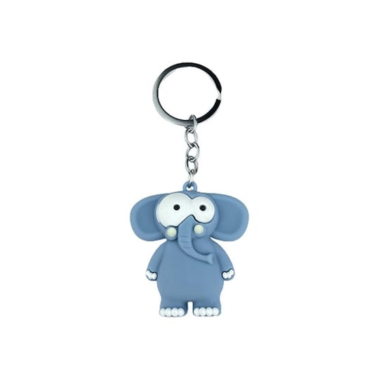 Söpö norsu sarjakuva eläin avaimenperä Monivärinen - Gigantti verkkokauppa