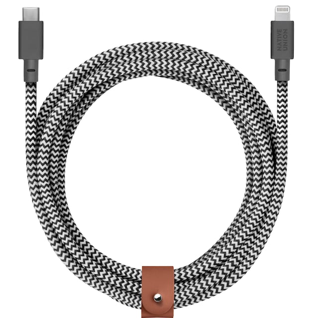 Native Union Belt XL USB-C - Lightning kaapeli (seepra)