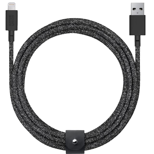 Native Union Belt XL USB-A - Lightning kaapeli (musta)