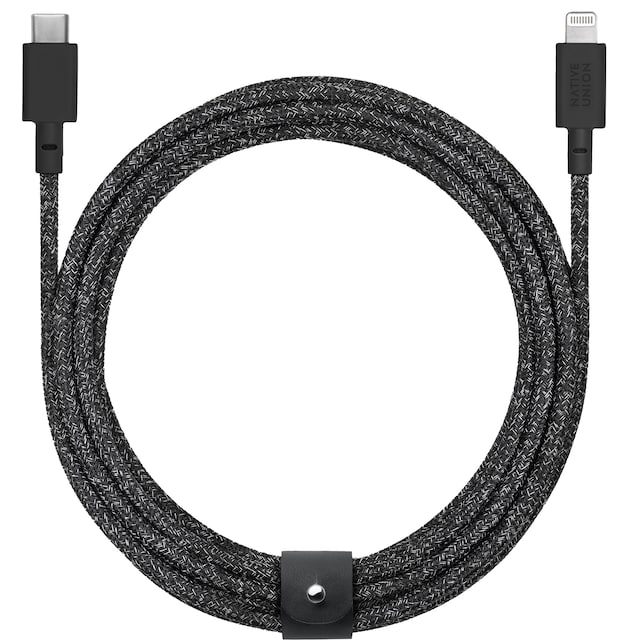 Native Union Belt XL USB-C - Lightning kaapeli (musta)