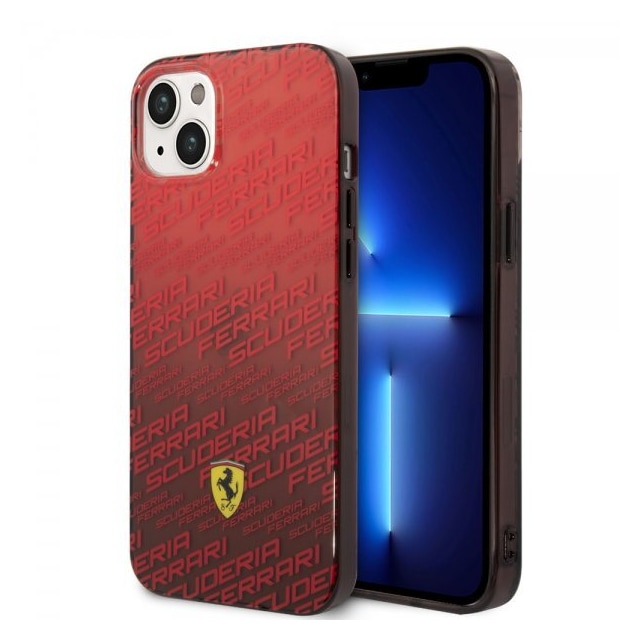 Ferrari iPhone 14 Plus Kuori Gradient Scuderia Punainen