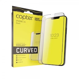Copter iPhone 14 Näytönsuoja Exoglass Curved Fullglue Black
