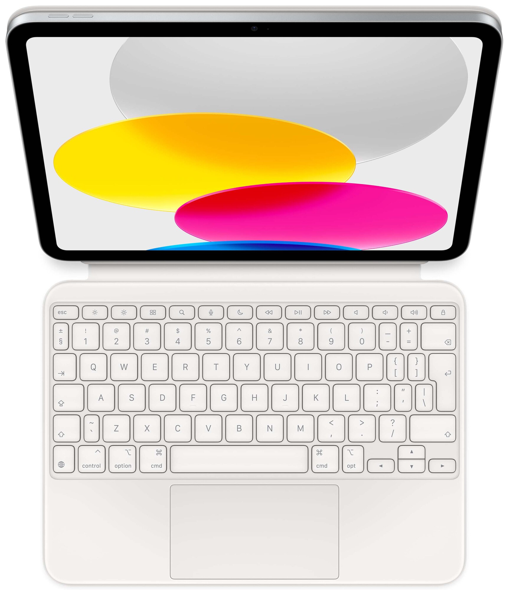 Apple Magic Keyboard iPad 10,9" (valkoinen) (SWE) - Gigantti verkkokauppa