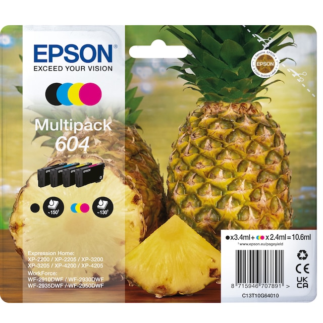 Epson Multipack 604 mustekasetti (monipakkaus)