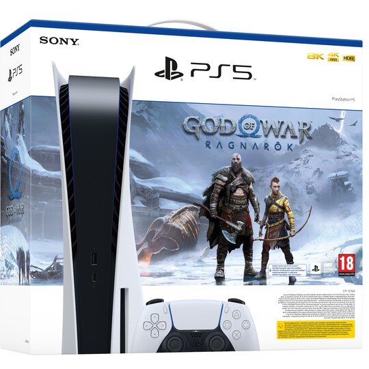 PlayStation 5 + God of War Ragnarök pakkaus - Gigantti verkkokauppa