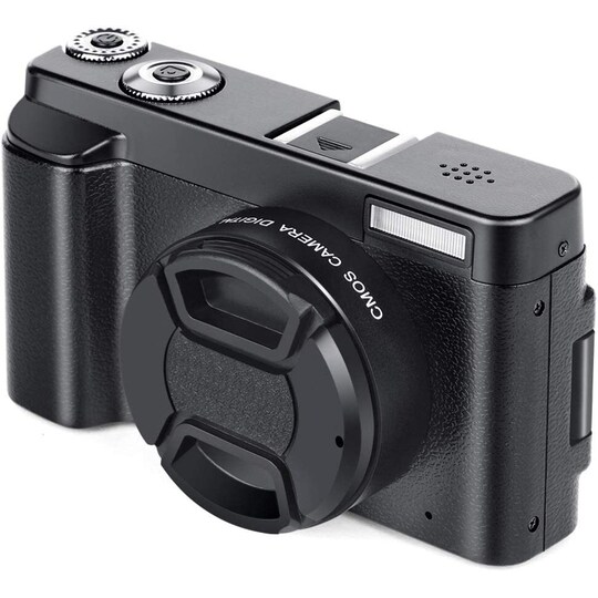 Digikamera 24 MP, HD 1080p ja 16x Zoom Musta - Gigantti verkkokauppa